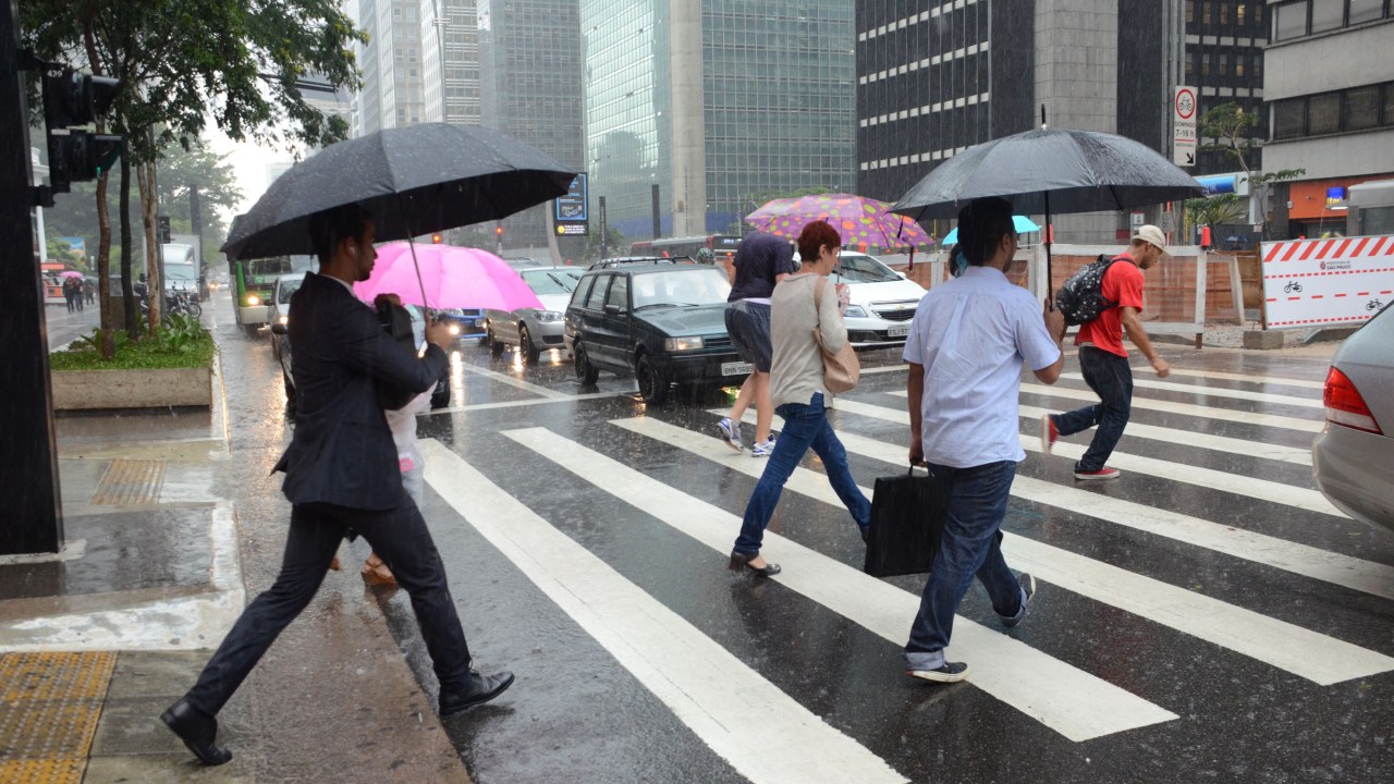 Chuva Avenida Paulista alagamento