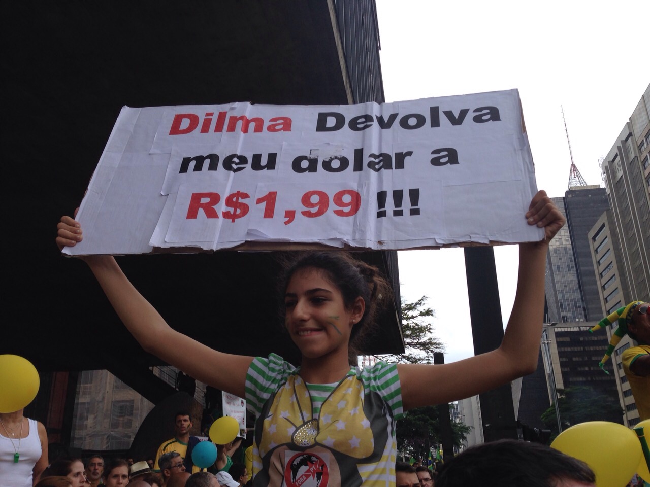 Dilma, devolva meu d&oacute;lar a R$ 1,99"