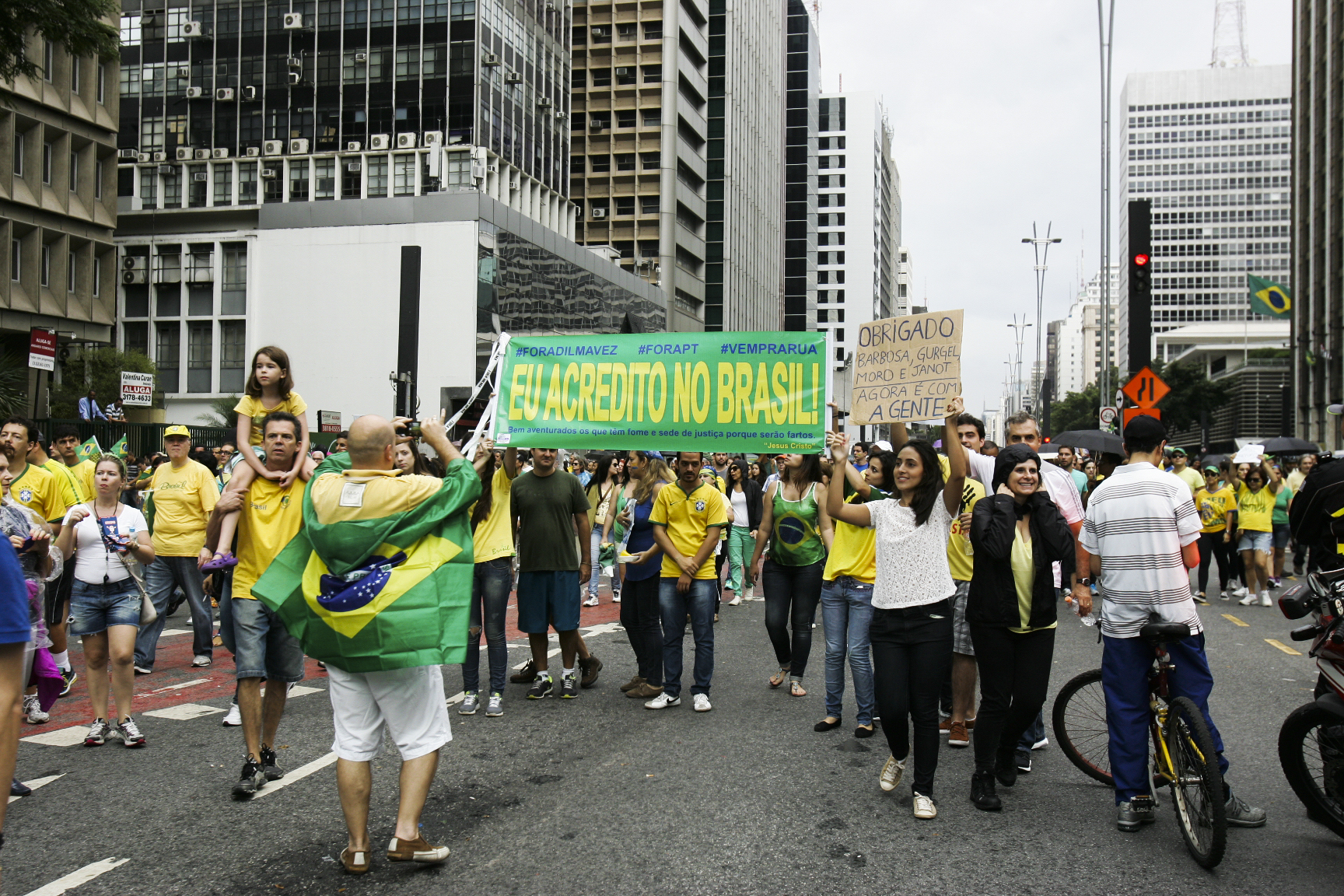 Eu acredito no Brasil"