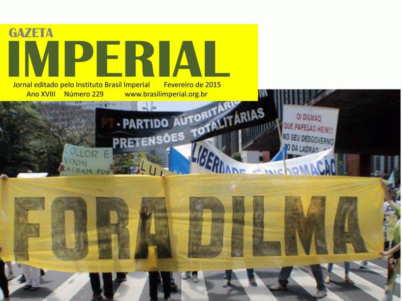 Boletim do movimento pede sa&iacute;da de Dilma e ado&ccedil;&atilde;o parlamentarismo com monarquia