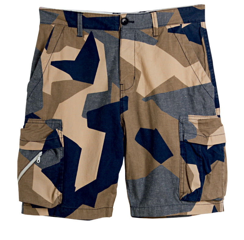 	Bermuda camuflada da Adidas Originals pode ser adquirida por 259,90 reais&nbsp;