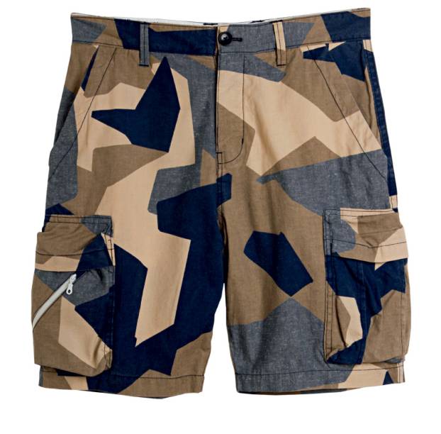 	Bermuda camuflada da Adidas Originals pode ser adquirida por 259,90 reais&nbsp;