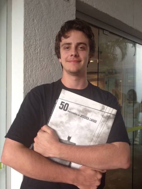 Carlos M&uuml;ller, de 20 anos: veio de Porto Alegre para o evento