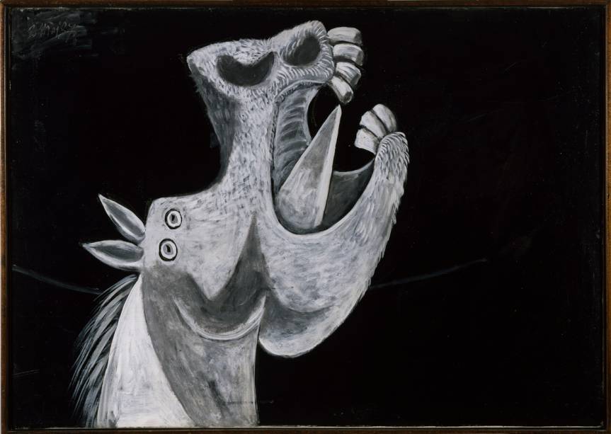 Cabe&ccedil;a de cavalo. Esbo&ccedil;o para &ldquo;Guernica&rdquo; (3 de maio de 1937), da exposi&ccedil;&atilde;o Picasso e a Modernidade Espanhola