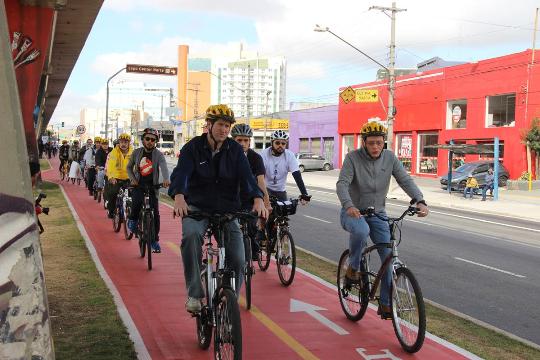 Teste das ciclovias na Zona Norte