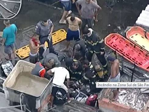 Três crianças morrem em incêndio na Zona Sul