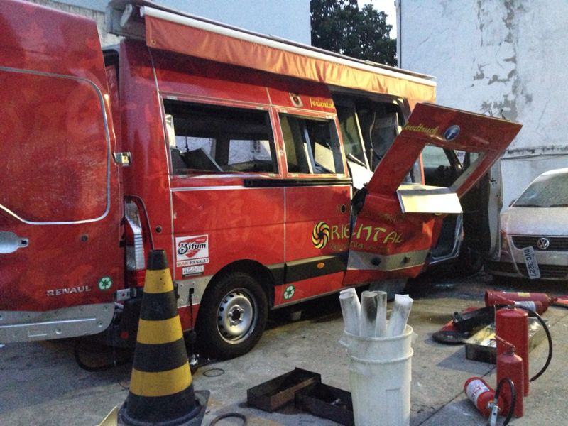 Food truck explode em Perdizes