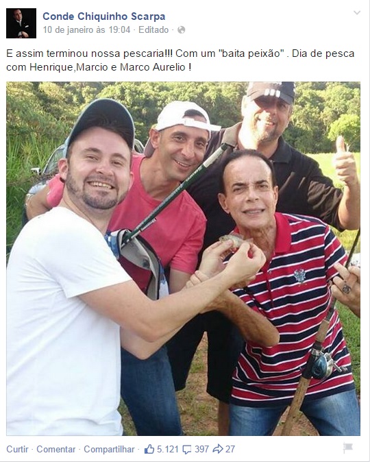 Pescaria farta, só que não: Chiquinho e amigos Pescaria farta, só que não: Chiquinho e amigos
