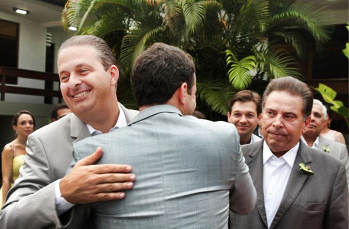 	Eduardo Campos no casamento do seu assessor, Carlos Percol em abril deste ano