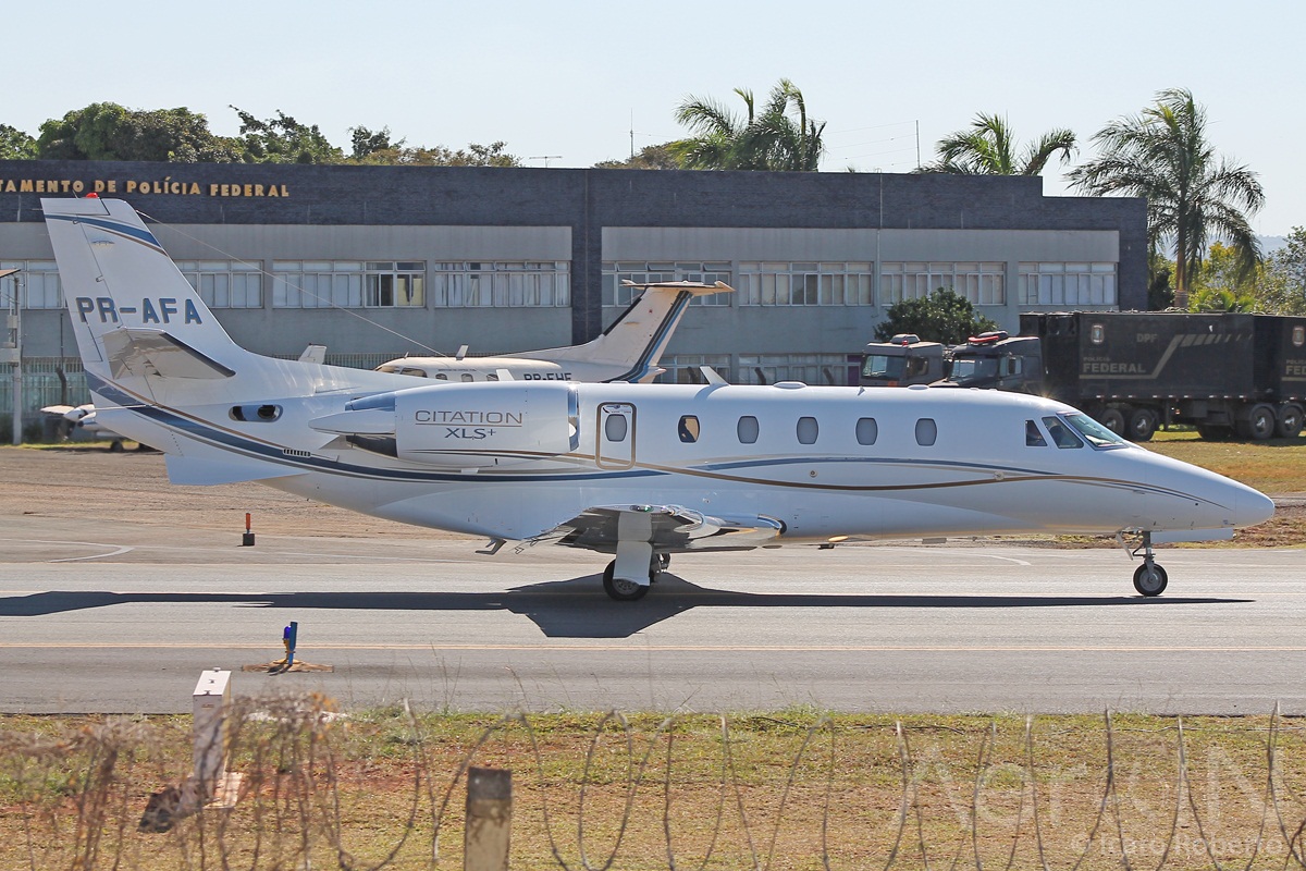 	O avi&atilde;o CESSNA 560XL Citation Excell, igual ao usado por Eduardo Campos durante a campanha