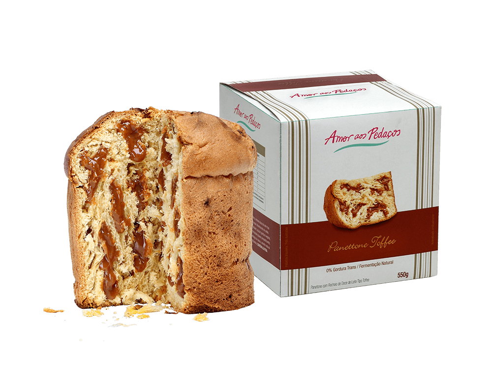 Panetone de toffe do Amor aos Peda&ccedil;os (R$ 69,00)