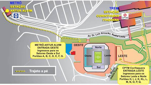 Jogo no Itaquerão deve ser debaixo de chuva e frio