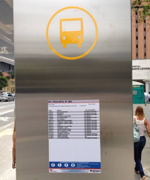 novo abrigo ônibus paulista sinalização