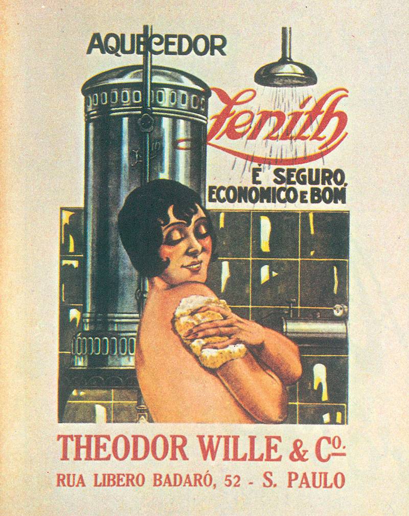 Reclame ousado: pe&ccedil;a da revista de 1931