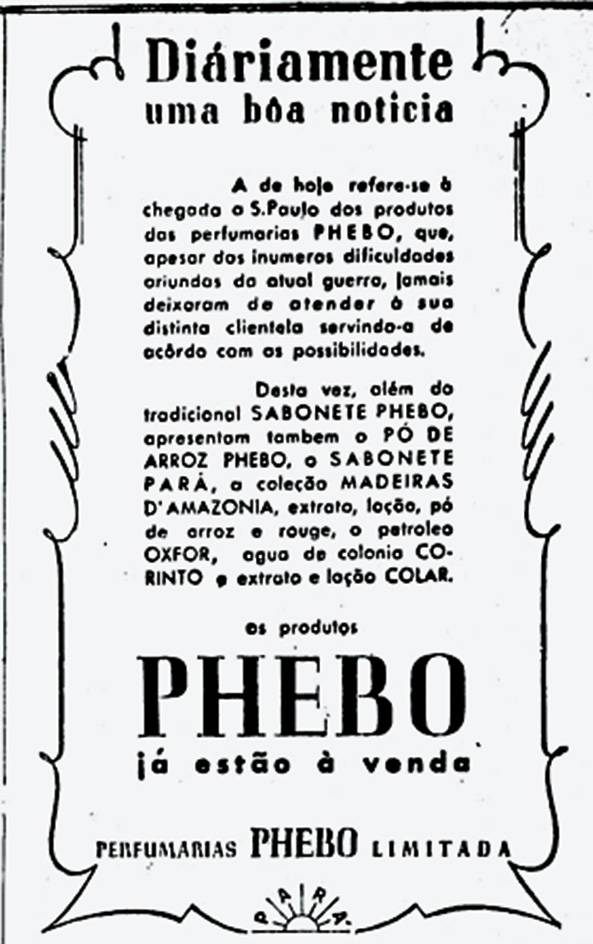 Phebo: dificuldades de fornecimento durante o conflito