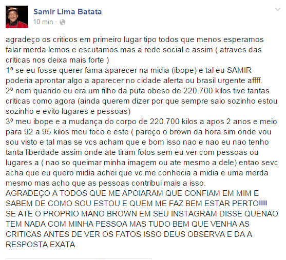 Sósia de Mano Brown causa confusão em feira de produtos fitness