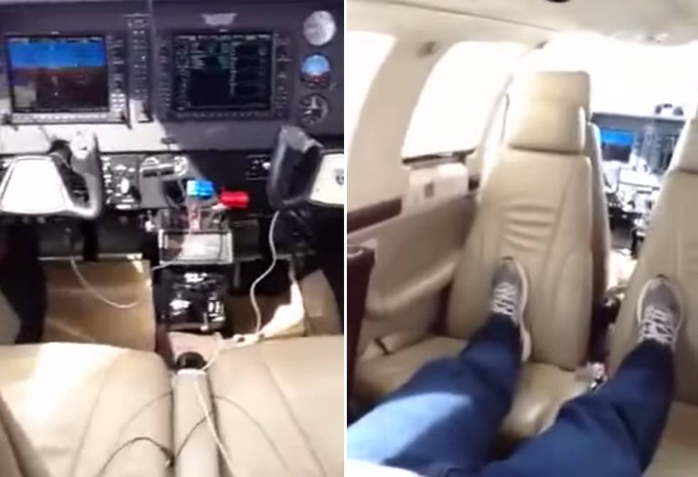 Vídeo de avião sem tripulação viraliza na internet