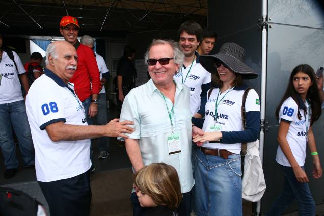 Roger Abdelmassih e Washington Olivetto no GP Brasil de F-1, no Autódromo de Interlagos, em 2008 Roger Abdelmassih e Washington Olivetto no GP Brasil de F-1, no Autódromo de Interlagos, em 2008