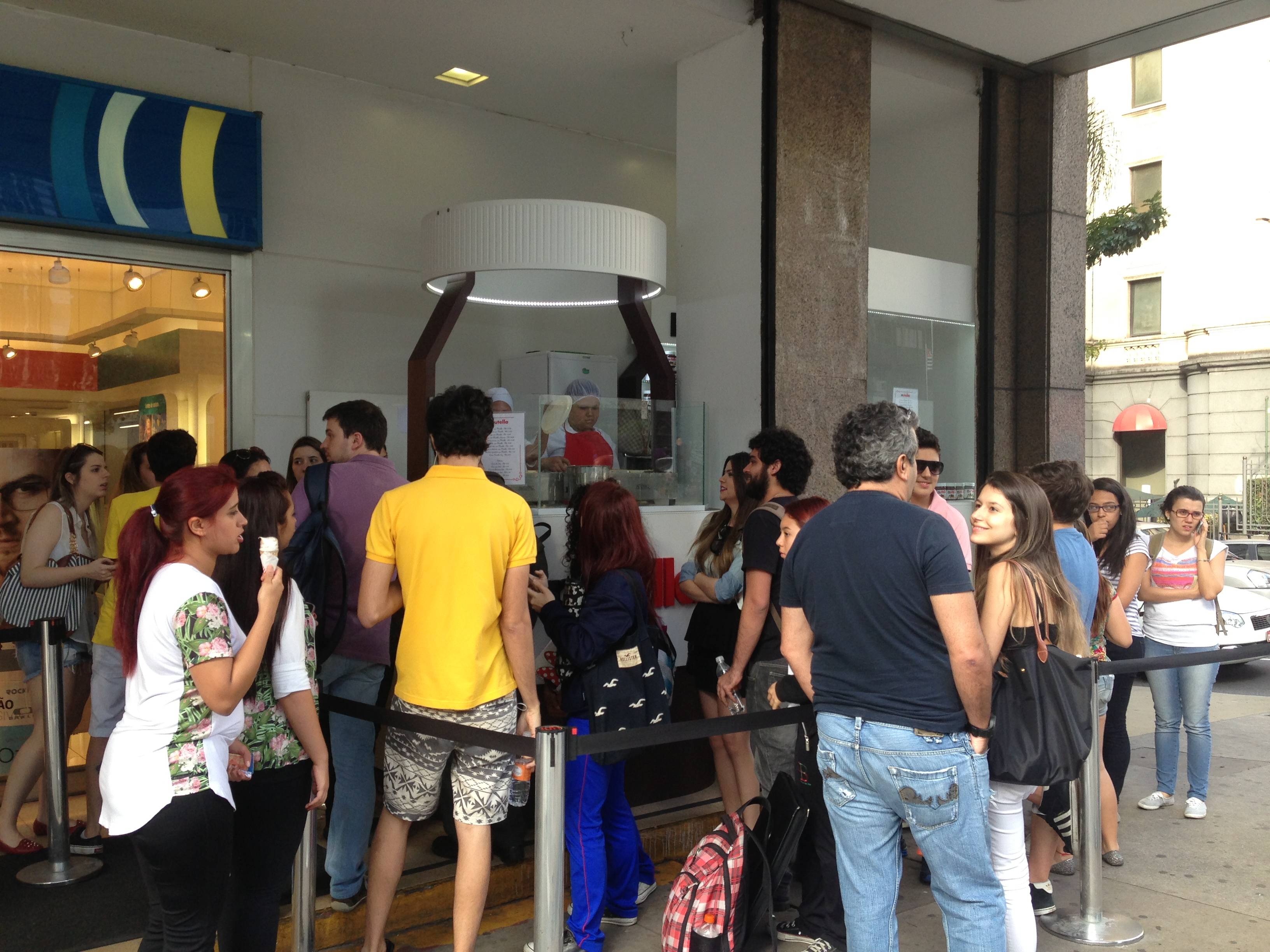 Visitamos o quiosque da Nutella inaugurado na Paulista