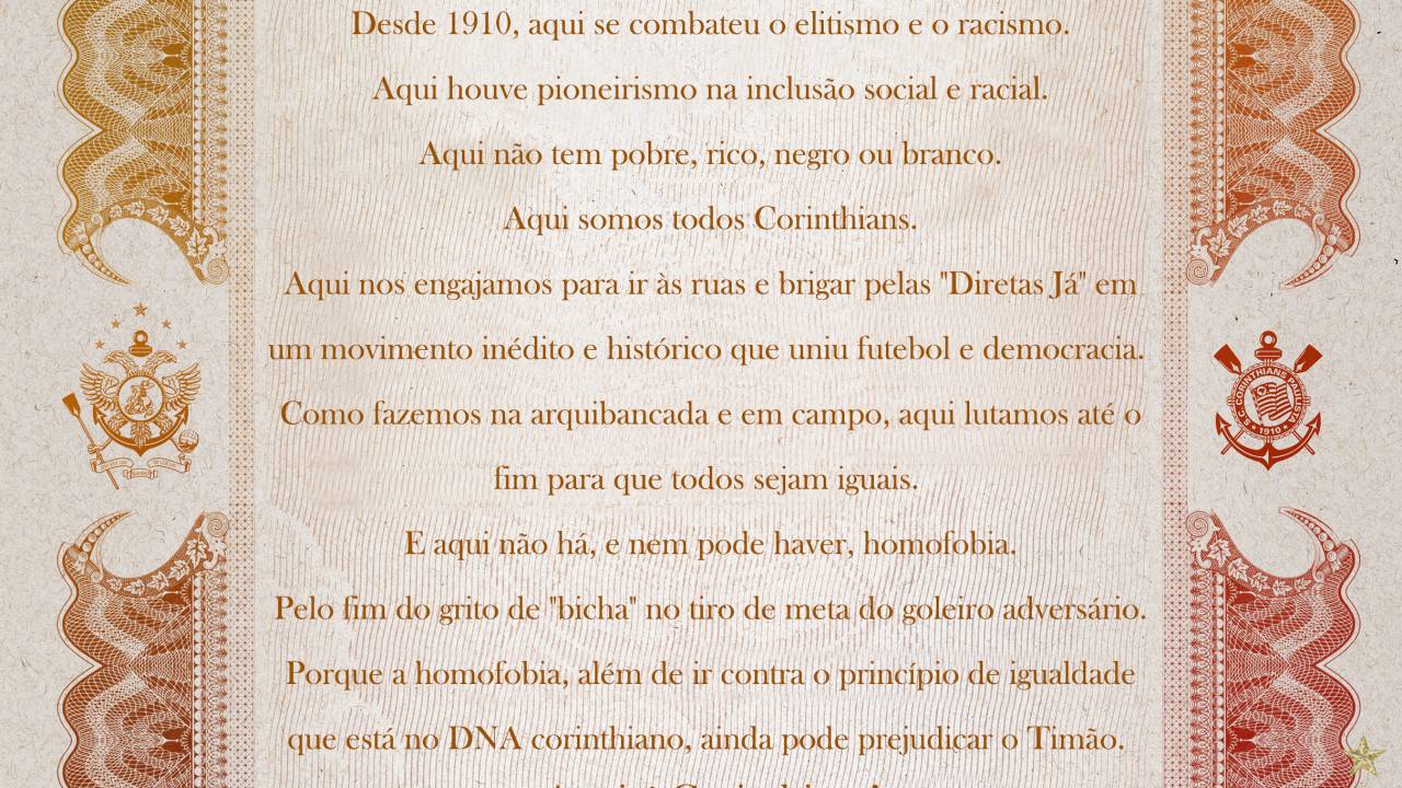 manifesto corinthians