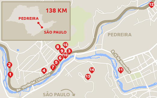 Treze lugares para visitar em Pedreira