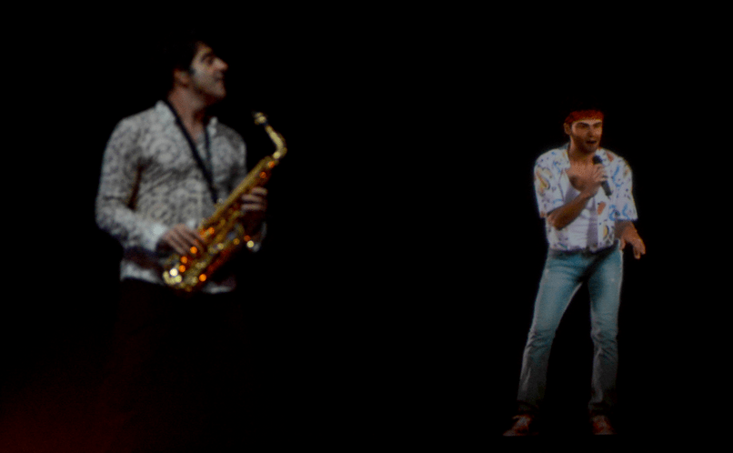 show cazuza - holograma
