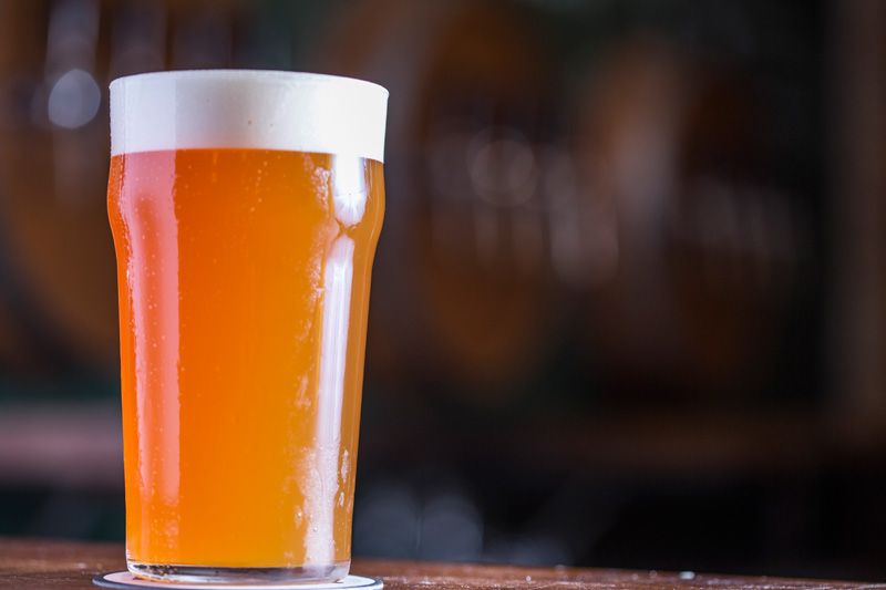 O chope Schornstein IPA servido na Cervejaria Ideal O chope Schornstein IPA servido na Cervejaria Ideal