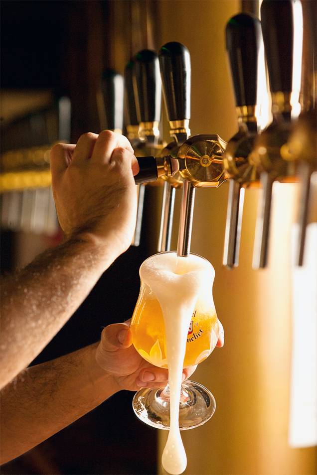 As torneiras de chope do Delirium Café: 24 opções As torneiras de chope do Delirium Café: 24 opções