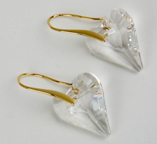 Paris Bijoux: brinco coração (R$ 13,00)