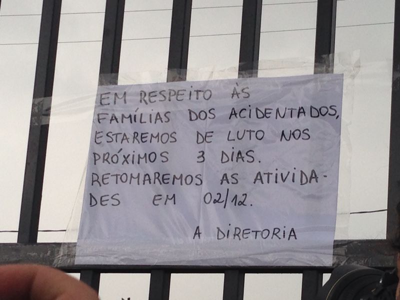 Funcionários dormiam após o almoço no momento do acidente