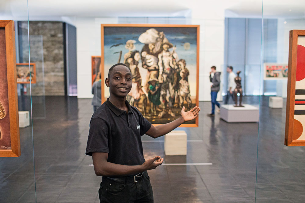 Refugiado haitiano é o mais novo integrante da equipe do Masp