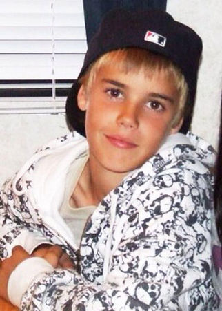 Justin Bieber em foto antes da fama Justin Bieber em foto antes da fama