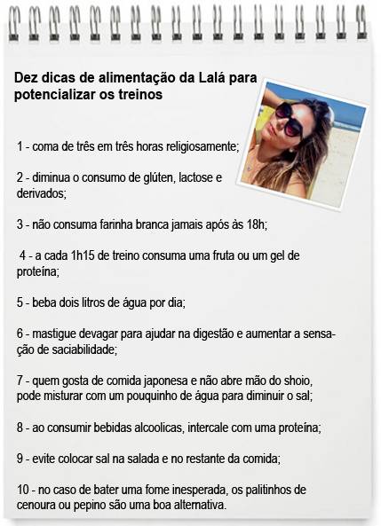 Lalá Noleto revela sua série na academia
