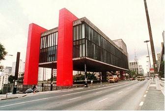 Masp, construção modernista do final da década de 1940 Masp, construção modernista do final da década de 1940
