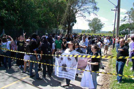 Manifestantes em São Roque Manifestantes em São Roque