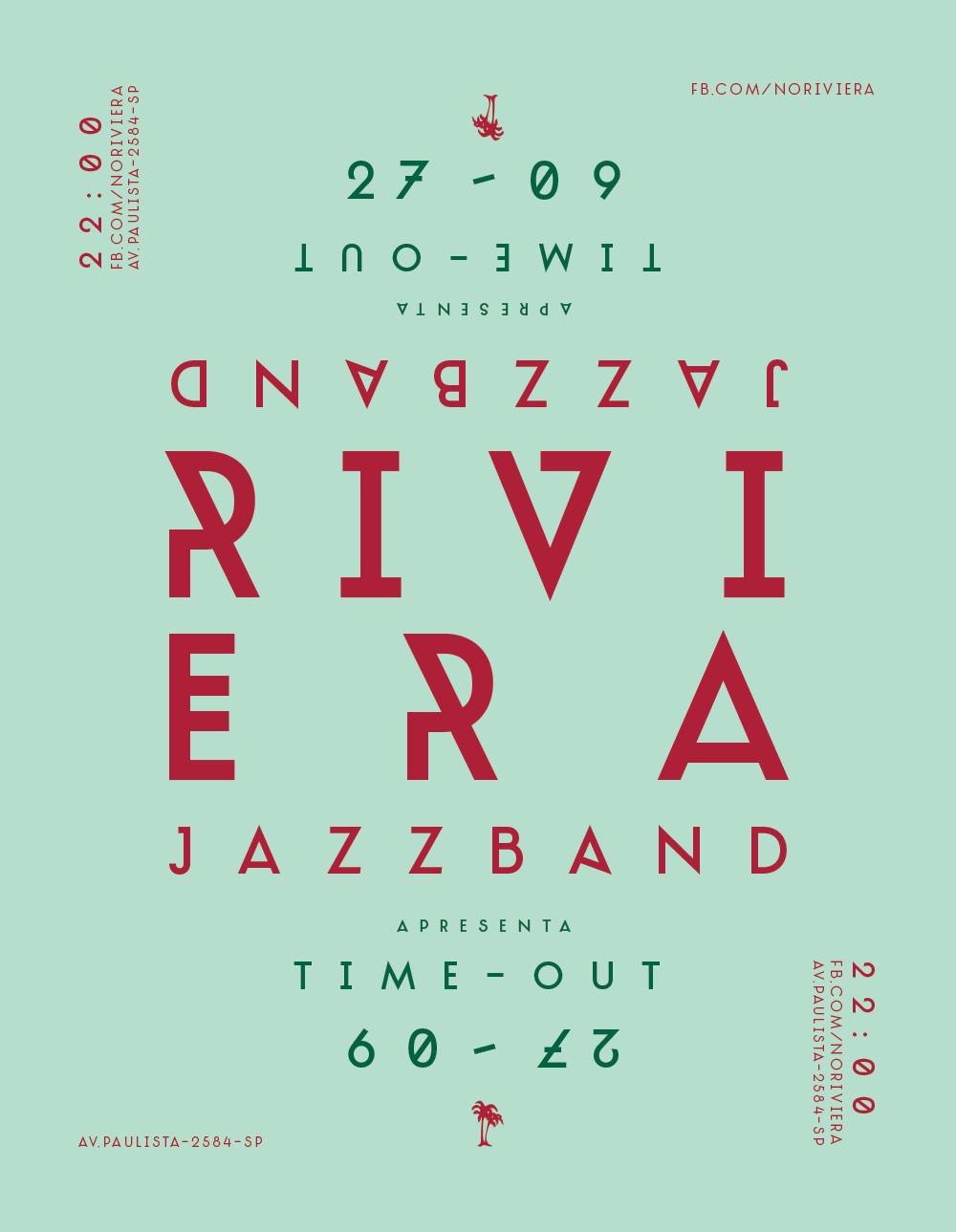 Os primeiros cartazes: Riviera Jazz Band interpreta o cl&aacute;ssico &aacute;lbum Time Out na estreia da noite de Facundo