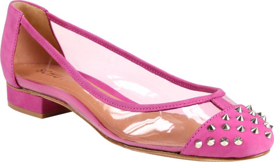Sapatilha rosa flúor com detalhe em vinil, R$ 280,00. Schutz, Rua Oscar Freire, 944, Jardim Paulista, tel.: 4508-1499, www.schutz.com.br
