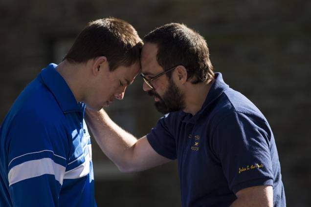 Foxcatcher - Uma História que Chocou o Mundo: os irmãos Mark Schultz (Channing Tatum) e David (Mark Ruffalo) Foxcatcher - Uma História que Chocou o Mundo: os irmãos Mark Schultz (Channing Tatum) e David (Mark Ruffalo)