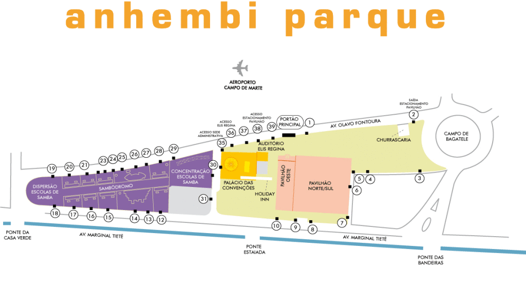 Saiba como chegar à Arena Anhembi