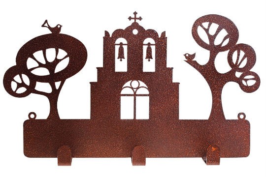 Porta-chaves de ferro da artista Eleonara Hoshino, R$ 298,00. Cores do Brasil, Shopping Villa-Lobos, tel.: 3022-8527.