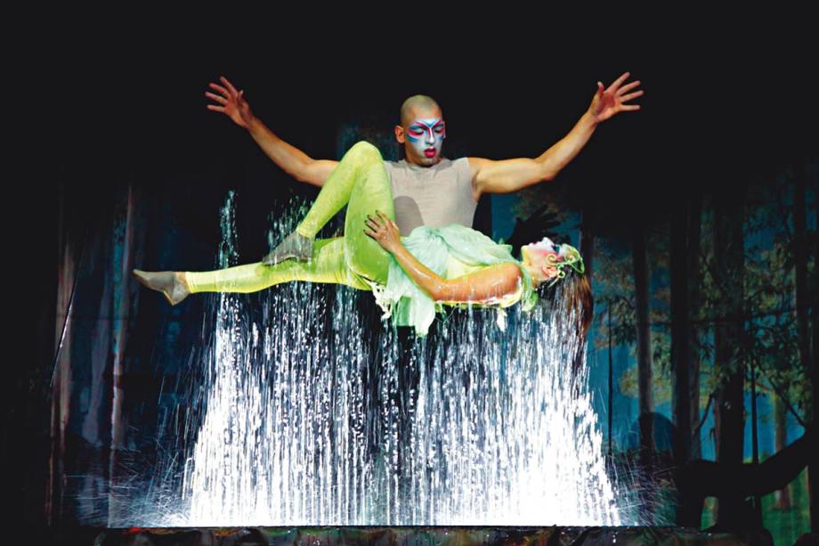 Show apresenta números de circo, amarrados a uma narrativa, onde duas crianças encontram vários animais Show apresenta números de circo, amarrados a uma narrativa, onde duas crianças encontram vários animais