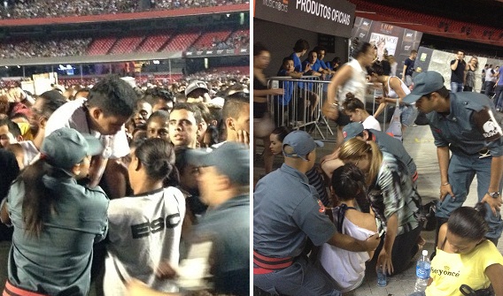 Beyoncé canta para público de 50 mil pessoas no Morumbi