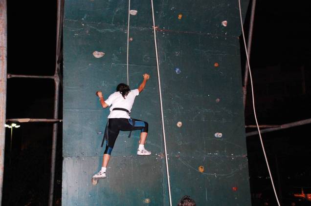 Escalada é um dos destaques do Parque do Carmo Escalada é um dos destaques do Parque do Carmo