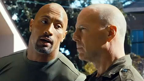 Bruce Willis: o astro pode ser visto em quatro filmes na cidade