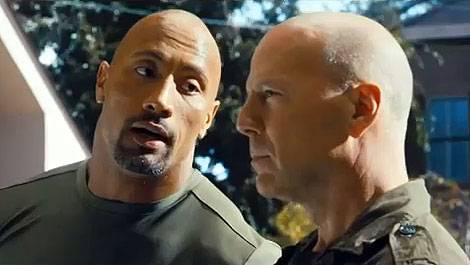 Bruce Willis: o astro pode ser visto em quatro filmes na cidade