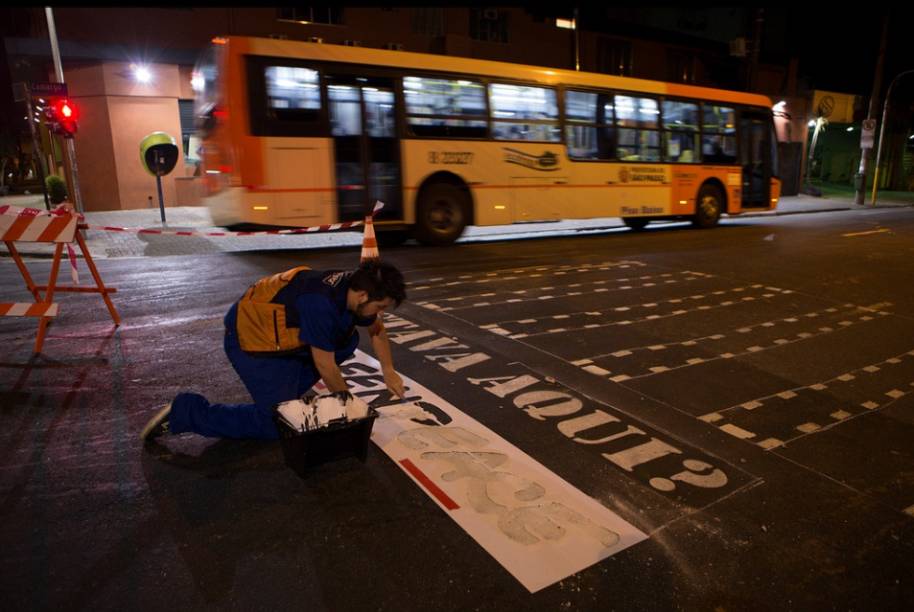 	A rua Camargo com Avenida Vital Brasil, No Butantã também teve intervenção