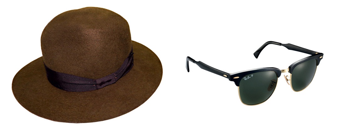 	&Agrave; la Indiana Jones. Para eles: chap&eacute;u de l&atilde;, R$ 280,00. Plas, Rua Augusta, 724, Consola&ccedil;&atilde;o, tel.: 3459-8173, <a href="https://www.plas.com.br" rel="www.plas.com.br" target="_blank">www.plas.com.br</a>. &Oacute;culos de alum&iacute;nio. R$ 500,00. Ray-Ban, tel.: 0800 703 9444.