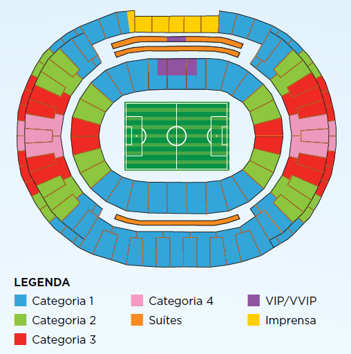 Fifa divulga valores dos ingressos da Copa 2014