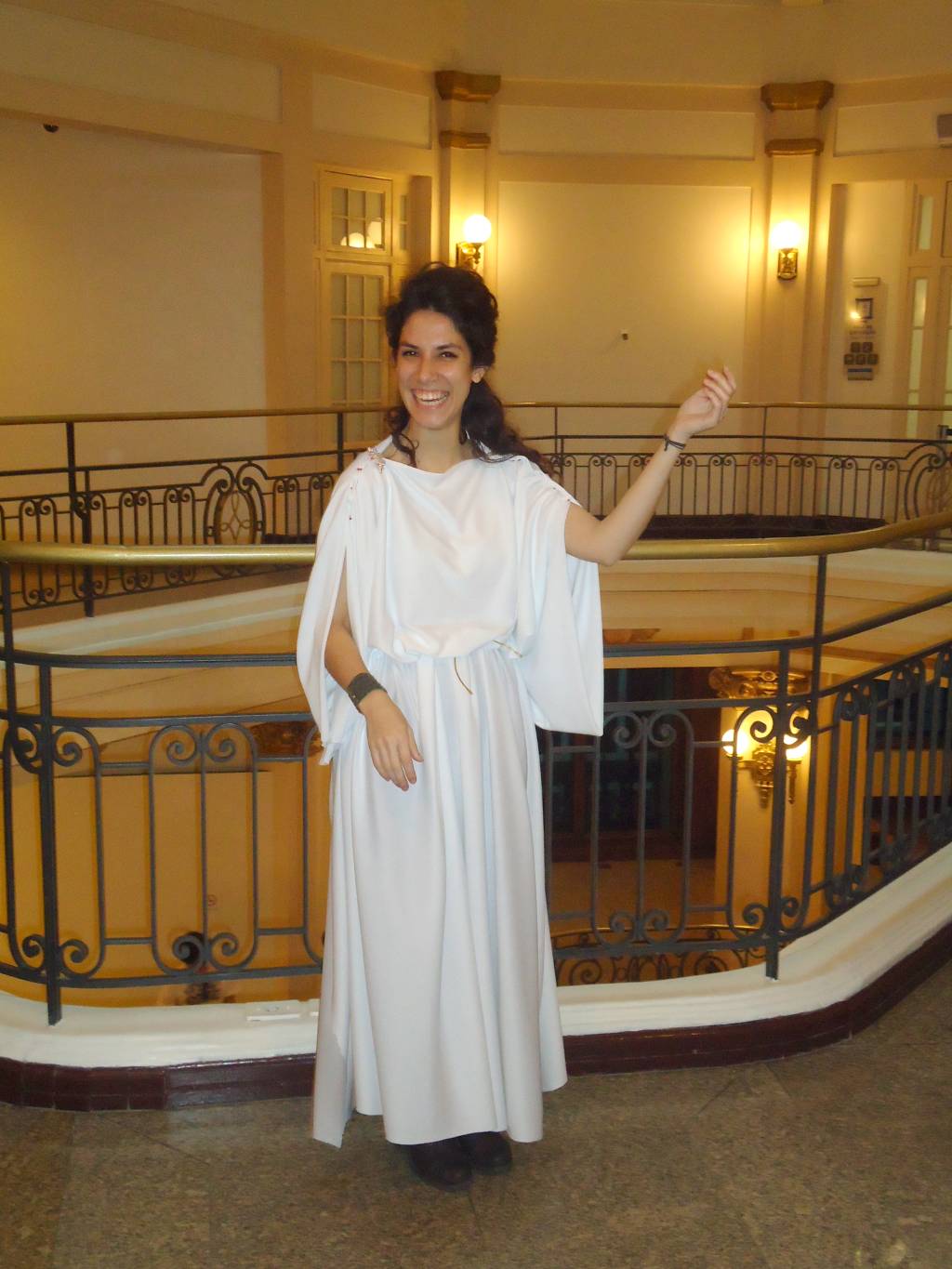 Atividades distraem visitantes na fila da mostra Renascentista