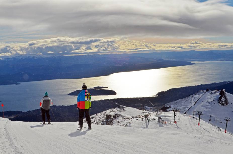 A paisagem do Cerro Catedral, a esta&ccedil;&atilde;o de esqui de Bariloche: investimentos de cerca de 25 milh&otilde;es de reais em melhorias para a temporada de inverno.